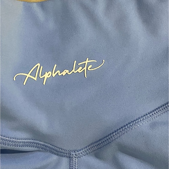 Alphalete Surface Power Short (criss cross front biker shorts)! - Picture 3 of 4